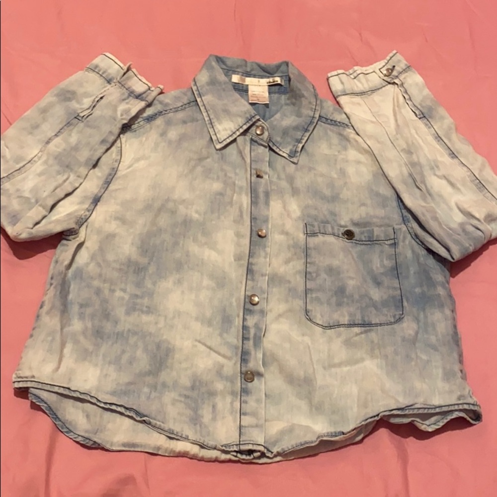 Girls Denim Shirt